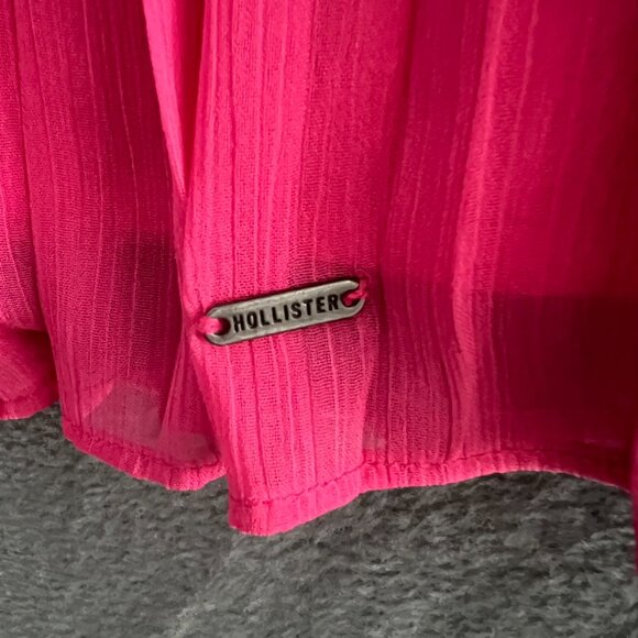 HOLLISTER sz S barbie pink shaky shake twirl mini skirt NWT *flaw - Picture 5 of 7